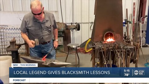 Lakeland blacksmith Ray Nager opens up legendary workshop, gives lessons to all ages