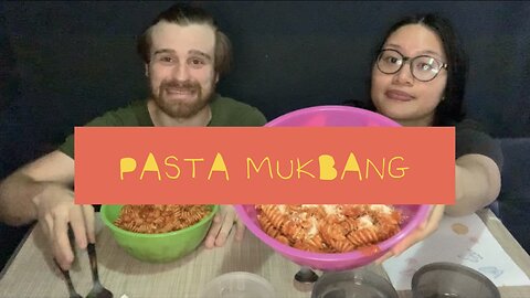 PASTA MUKBANG | Red & Yellow | Eat & Chat