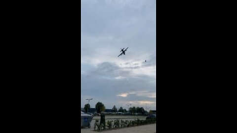 AC-130 fly-by up close