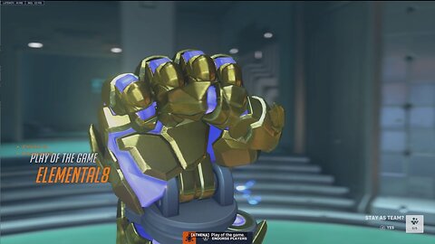Is that the Thanos Gauntlet. Nah its just Doomfist.