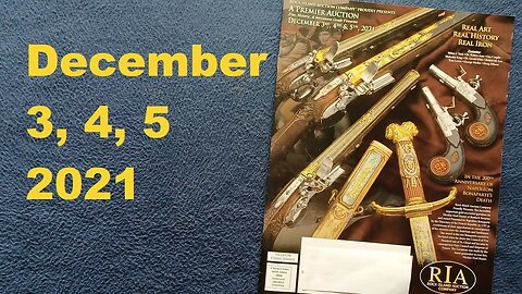 CATALOG flyer REVIEW: December 3-4-5, 2021 ROCK ISLAND AUCTION COMPANY, 200th Anniv Napoléon's Death