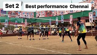 Chennai sports club vs Azamgarh,Farhan sports club Mumbra all India volleyball tournament
