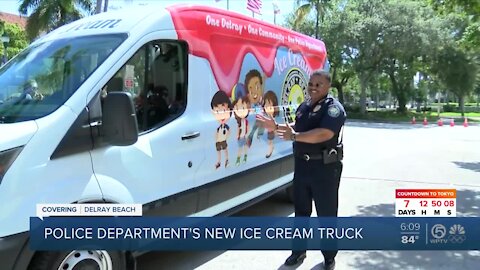 Delray Beach police have new ice cream truck to help connect with community