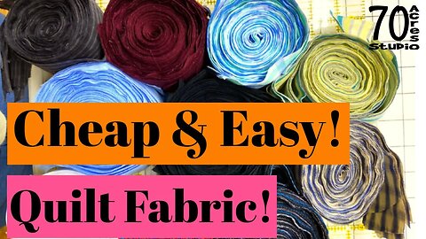 Thrift Store Fabric. Recycled Fabric. Thrifting for Quilting.