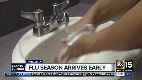 Flu season starting early in Arizona after spike of cases at the University of Arizona