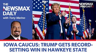 The NEWSMAX Daily (01/16/24): Trump takes the Hawkeye State with Iowa Caucuses win