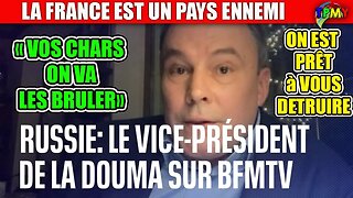 PIOTR TOLSTOÏ en DIRECT sur bfm "VOS CHARS ON LES BRULER" "LA FRANCE EST NOTRE ENNEMI" #stratpol