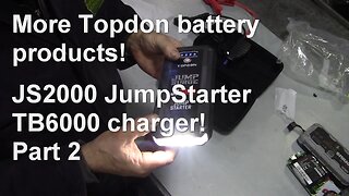 Topdon JS2000 TB6000Pro and a very dead battery Part 2