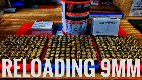 A Dummy Reloads 9mm With Berrys 115gr Plated Bullets Using Hodgdon Longshot And Unis Ginex Primers