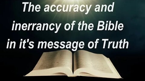 inerrancy of scripture is Jesus God