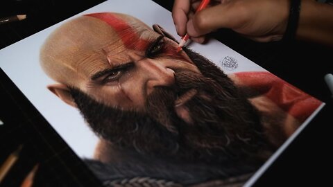 Desenhando o Kratos (God of War)