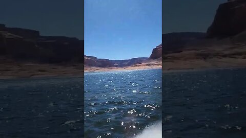 Approaching Wetherill Canyon in Lake Powell
