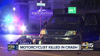 Motorcyclist killed in north Phoenix accident