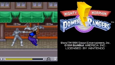 1994 Mighty Morphin Power Rangers Arcade Game. Classic No Commentary Gameplay. | Piso games