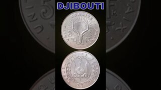 Djibouti 5 Francs 1991.#shorts #coinnotesz
