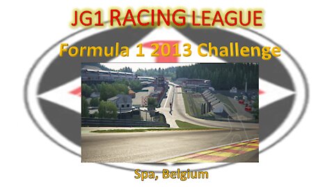 Race 6 | JG1 Racing League | Formula 1 2013 Challenge | Spa | Belgium