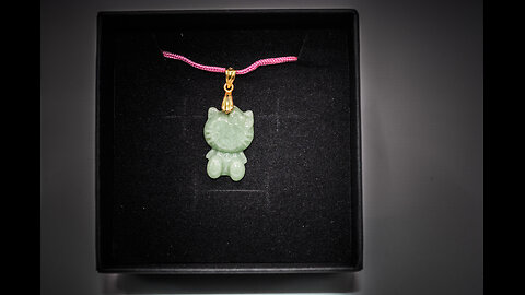 Hello Kitty Pendant #hellokitty #jade #pendant #necklace #jewelry