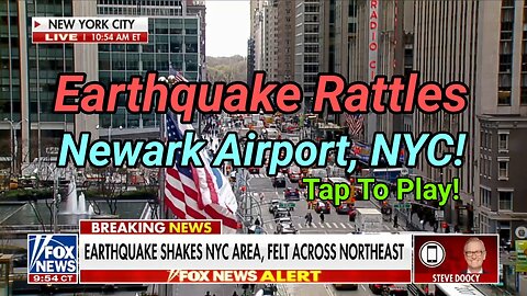 Earthquake rattles Newark Airport, NYC! Steve Doocy describes 'explosion sounds'