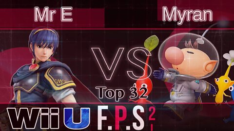 RVL|Mr E (Marth & Lucina) vs. Myran (Olimar) - Wii U Top 32 - FPS2