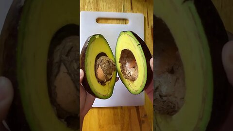 Cutting super big Avocado - #shorts #avocado #keto #recipe