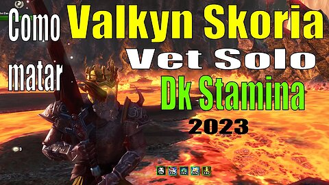 Valkyn Skoria City Of Ash ll vet Solo Dk Elder Scrolls Online The build is at the end of the video