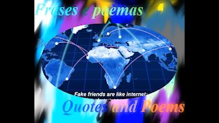 Fake friends are like internet: They're always connected, stay invisible! [Quotes and Poems]