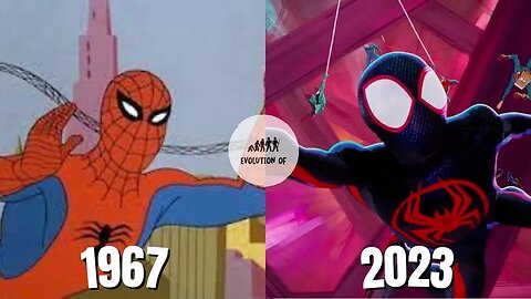 EVOLUTION of SPIDERMAN in Cartoons (1967-2023) History Spider-Man: Across the Spider-Verse