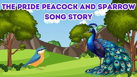 The Peacock and the Sparrow Story | A Tale of Peacock Pride and Sparrow Song | @talefuxion​