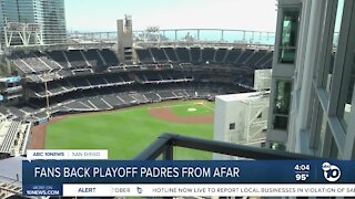 Padres fans from afar