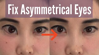Fix Asymmetrical Eyes with Face Shiatsu