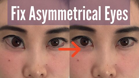 Fix Asymmetrical Eyes with Face Shiatsu