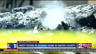 Body found in burned home