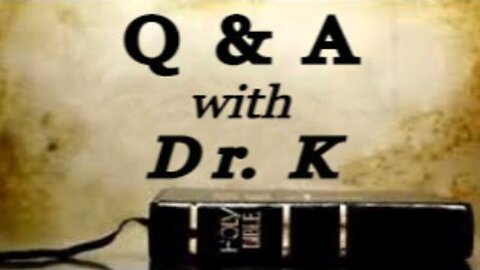 Dr. K Answering Your Burning Bible Questions 📖 #biblequestions #viral #viralvideo