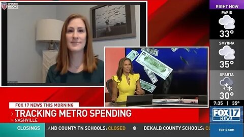 Fox17: Tracking Metro Spending in Nashville