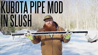 This Pipe Transformed Our Kubota BX Front Mount Snowblower