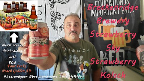 Breckenridge Brewery Strawberry Sky Kolsch Ale 3.5/5