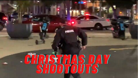 2 Shootouts In Downtown Miami On Christmas Night!