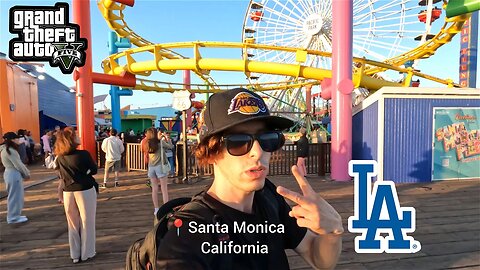 The World Famous SANTA MONICA PIER ( walk through )