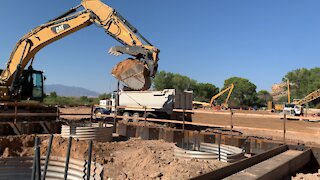 V.R. C.dam excavation