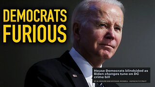 Biden BACKSTABS Democrats on DC Crime Bill