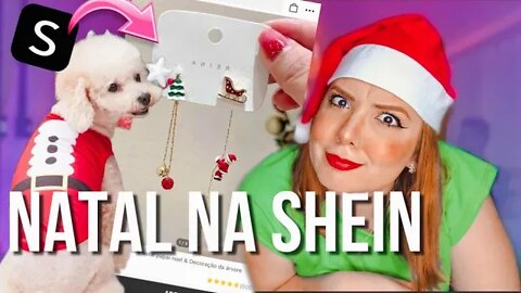 COMPRAS DE NATAL NA SHEIN decoração, acessórios, pijama, roupinha para cachorro, capa para celular