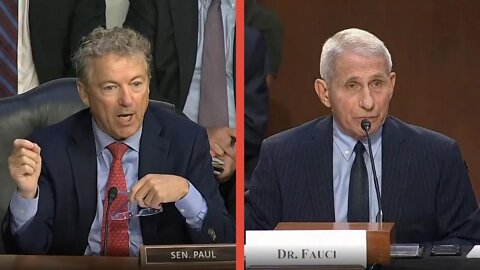 Senator Rand Paul ROASTS Fauci for Pushing Vaccines on Individuals With Previous Infections