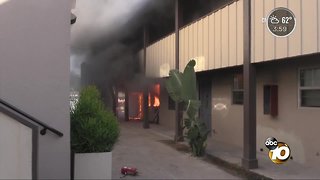 Serra Mesa apartment heavily damaged in fire