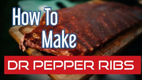 How To Make DR PEPPER RIBS #youtube #ribs #drpepper