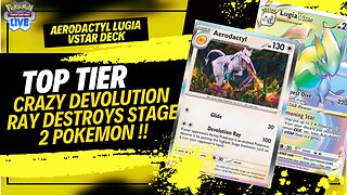 Crazy Aerodactyl Devolution Ray Deck Combo With Lugia VSTAR | Pokemon TCG Live