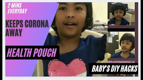 BABY'S DIY HACK TO FIGHT CORONA!!!