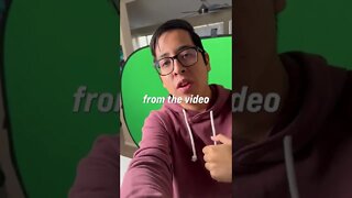How to Film on a Green Screen Like a PRO in just 60 seconds!