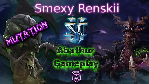 Starcraft 2 Co-op Commanders - Brutal + Difficulty - Abathur Gameplay #1 - Smexy Renskii