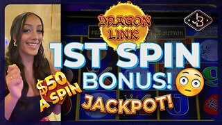 First Spin Slot Bonus! Hold & Spin on Dragon Link Autumn Moon Pays! 🎰