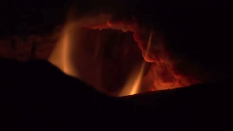 Beachfront B Roll Fireplace Close Up 2 Slow Motion Free to Use HD Stock Video Footage